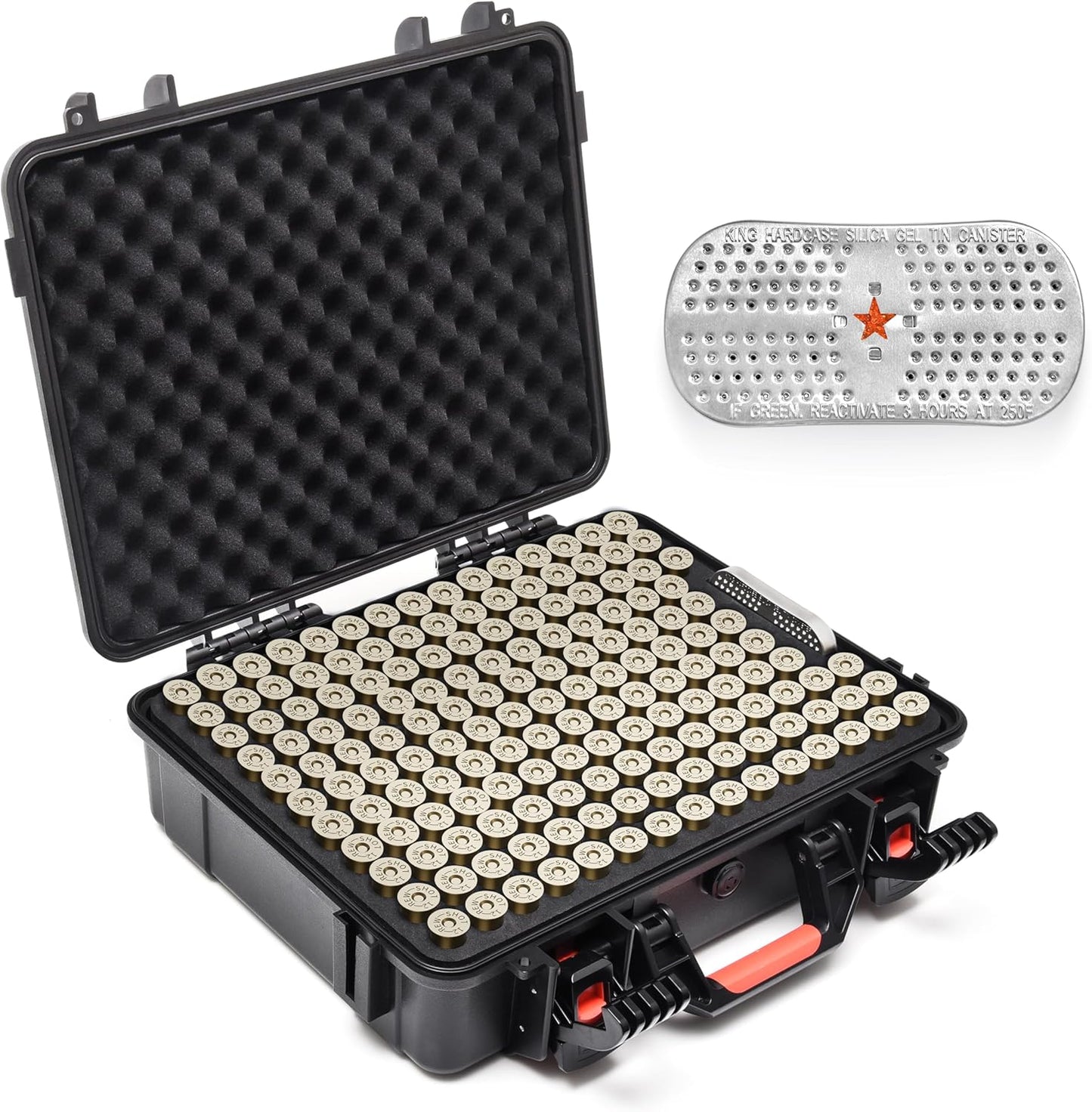 150 Rounds Shotgun Shells Case with Desiccant