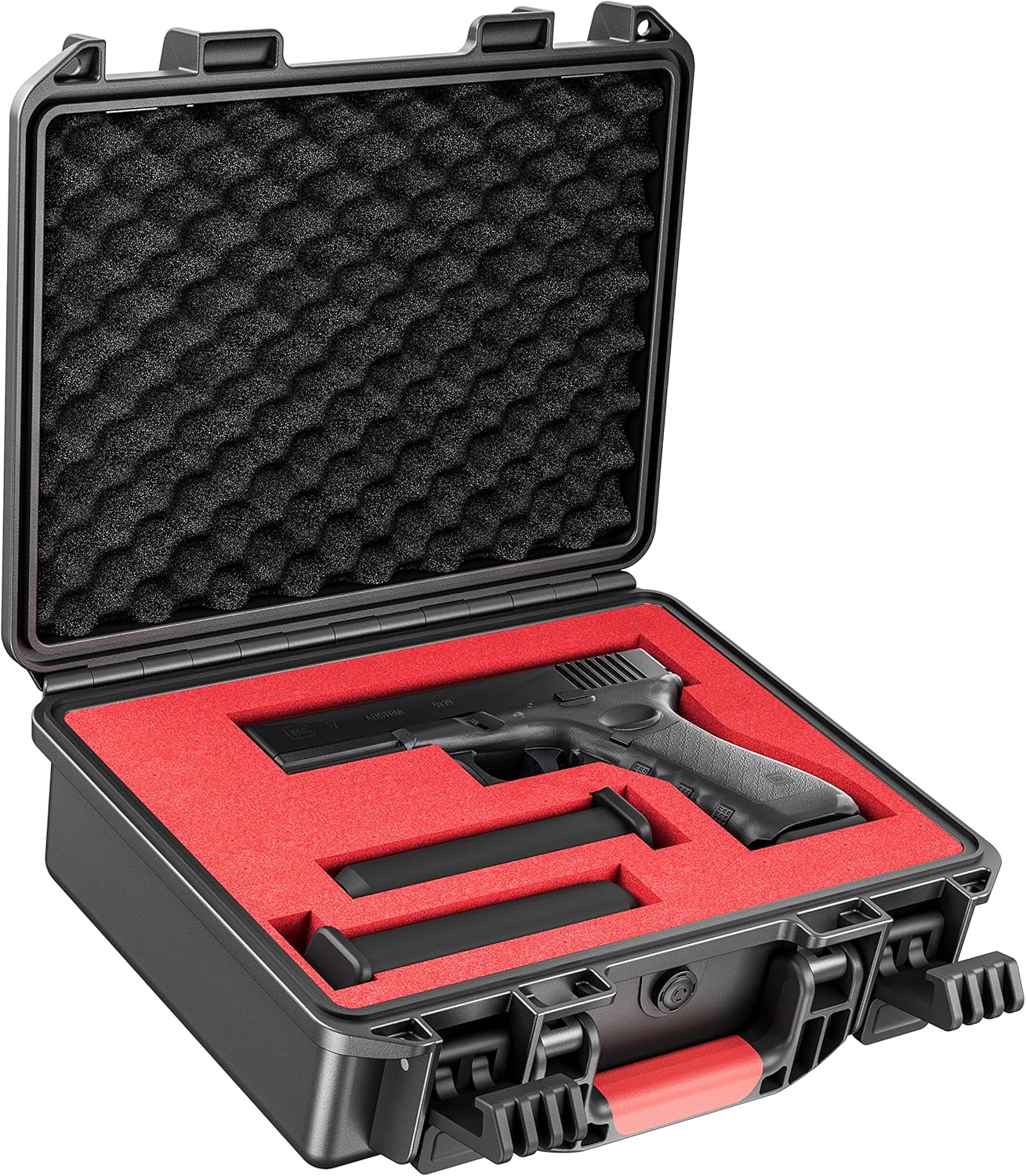 DIY Waterproof & Shockproof Lockable 9mm Gun Case