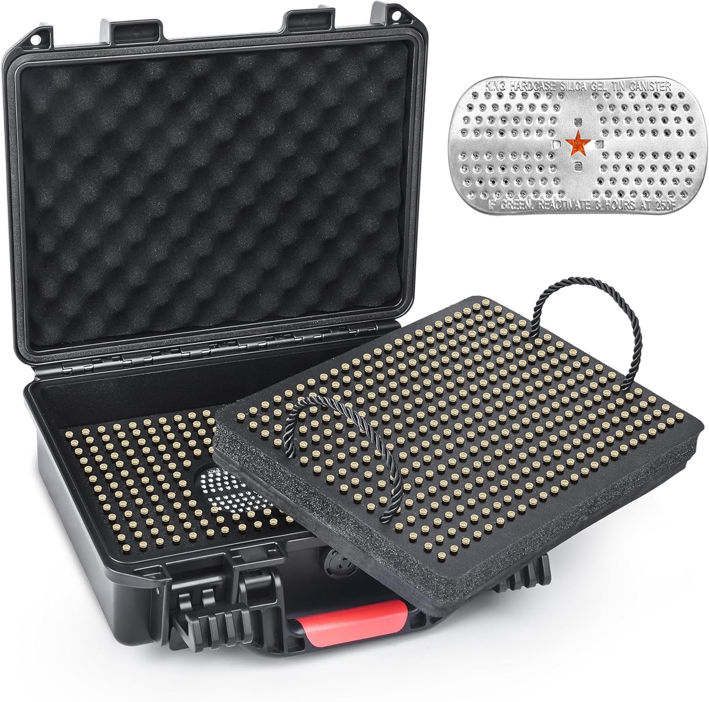 680 Rounds 22LR Ammo Storage Case with Dessicant
