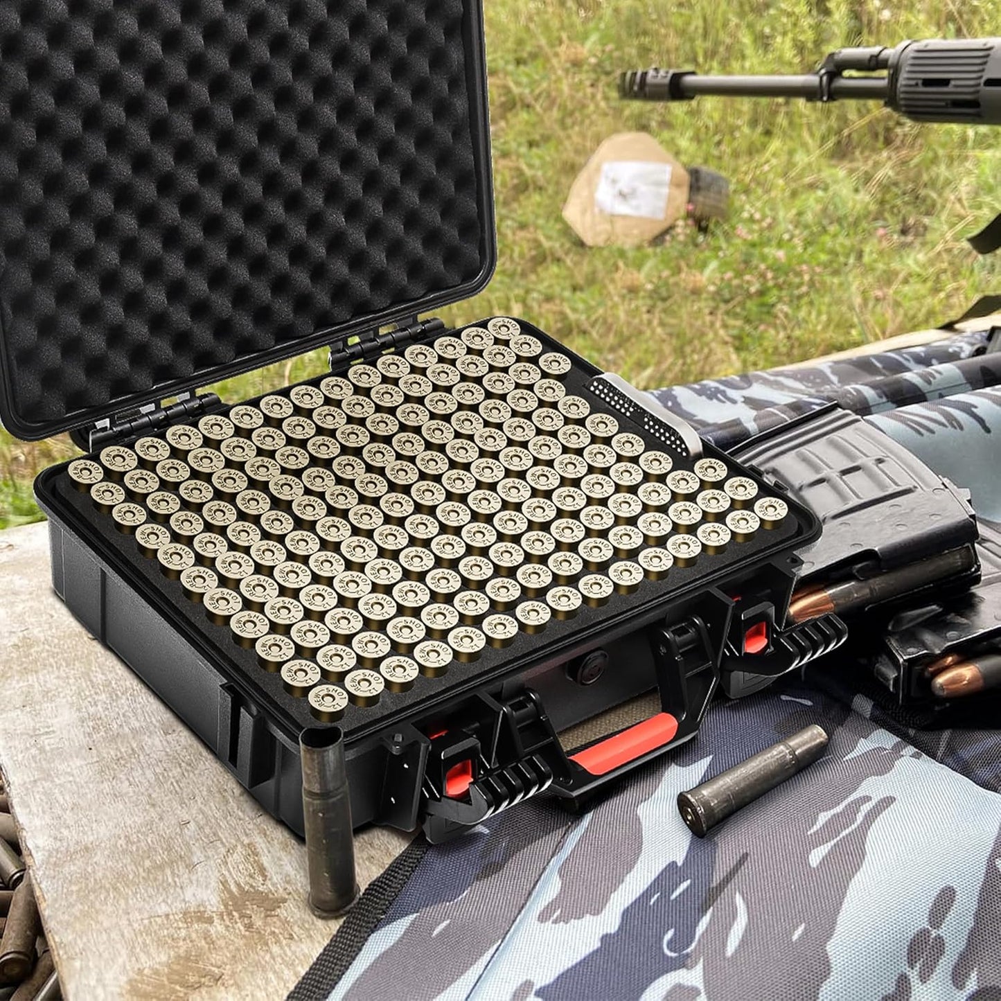 150 Rounds Shotgun Shells Case with Desiccant