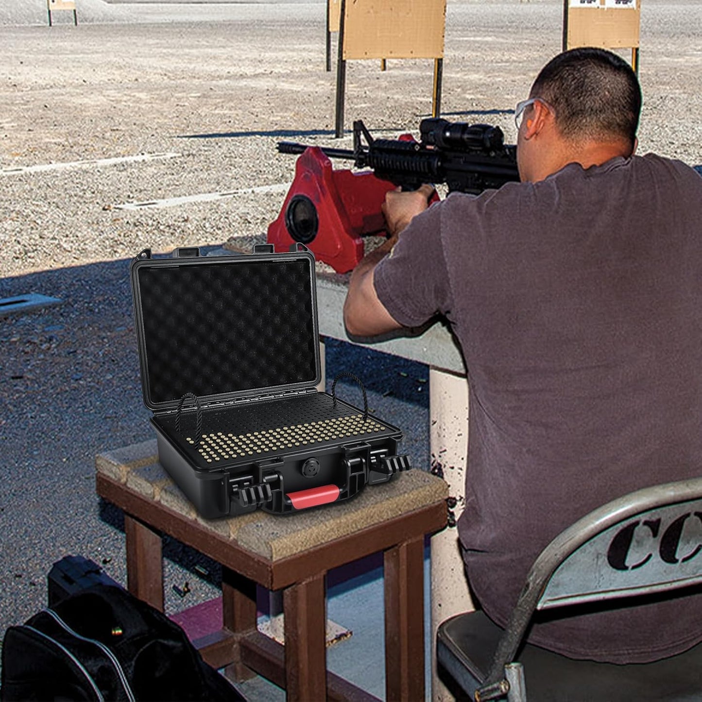 680 Rounds 22LR Ammo Storage Case with Dessicant