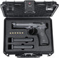 TSA Approved Firearm Travel Case for Beretta 92FS/M9/92A1/96A1, Waterproof Lockable Gun Cases for Handguns, Hard Pistol Case for 9mm Beretta Gun Storage & Transport