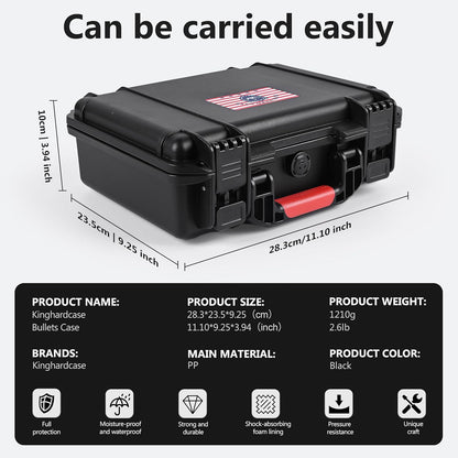 680 Rounds 22LR Ammo Storage Case with Dessicant