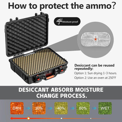 360 Round 7.62 Ammo Storage Case with Desiccant