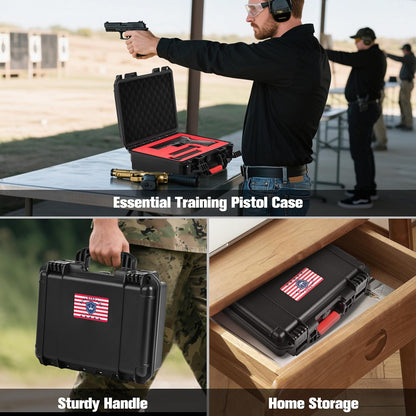 DIY Waterproof & Shockproof Lockable 9mm Gun Case